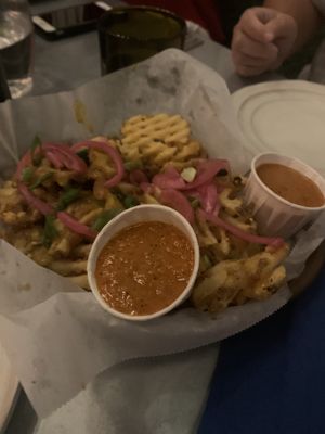 Loaded fries   at Bang Up To The Elephant in Denver