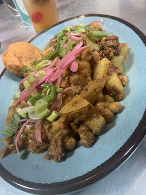 Coconut curry  at Bang Up To The Elephant in Denver