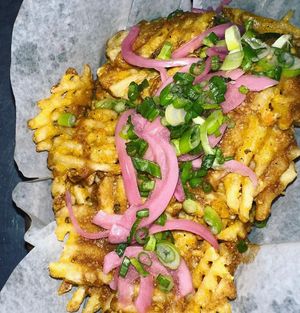 Curried fries  at Bang Up To The Elephant in Denver