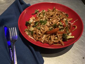 Bowl o lomein at Bang Up To The Elephant in Denver