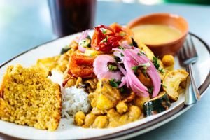 Coconut Curry & Cornbread! at Bang Up To The Elephant in Denver