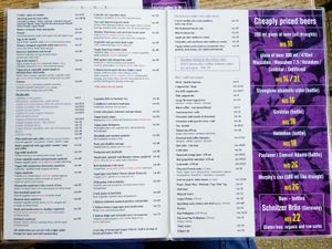 Food and non-alcoholic drink menu at Nechama Vahetzi at Nehama Vahetzi in Tel Aviv