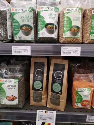Lentils at Färm in Jodoigne