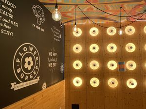 The place at Flower Burger in Bergamo