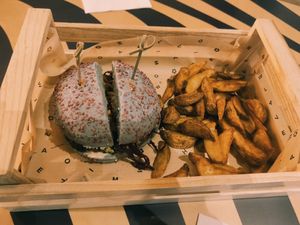 Delicious food at Flower Burger in Bergamo