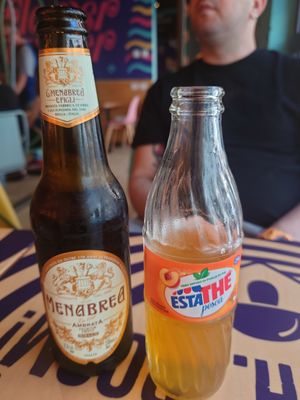 This ice tea is the best evaaaaaaaah at Flower Burger in Bergamo