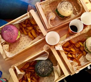 Burgers at Flower Burger in Bergamo