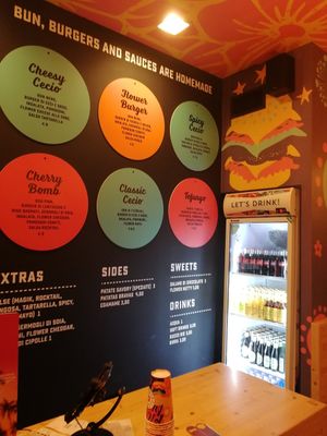 Good choices at Flower Burger in Bergamo