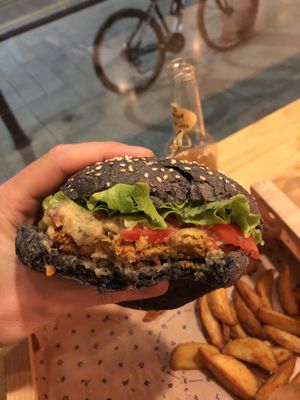 Cheesy Burger, great choice! at Flower Burger in Bergamo