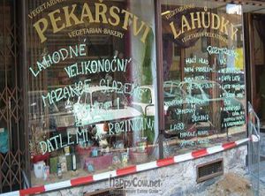  at Vegetarianske Pekarstvi in Prague