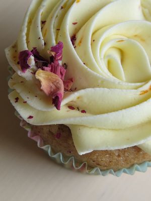 Cinnamon Rose Cupcake at Black Squirrel Bake Shop in Madison
