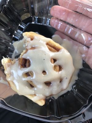Cinnamon roll at Black Squirrel Bake Shop in Madison
