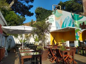 Outdoor dining. at Raiz in Sintra