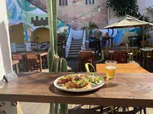 Beetroot Burger, daily special at Raiz in Sintra