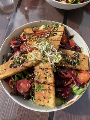 tempeh salad  at Raiz in Sintra
