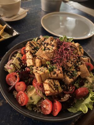 Tofu salad   at Raiz in Sintra