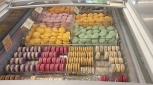 macaron and mochi fridge! at 365 by Whole Foods Market in Long Beach
