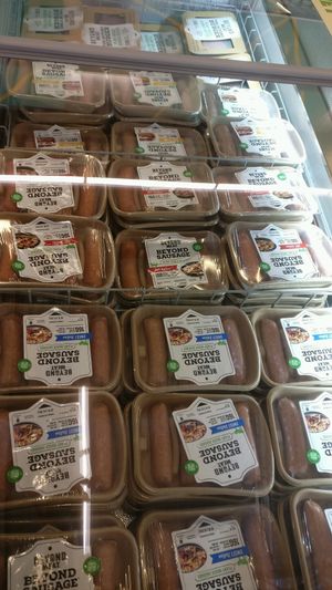 lots of veggie meats! at 365 by Whole Foods Market in Long Beach