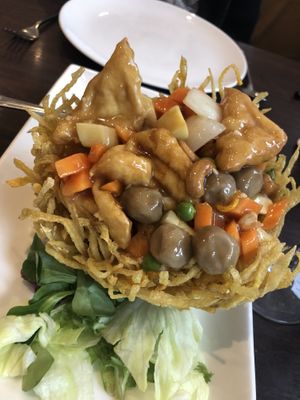 Beancurd with cashews 😍 at G-Wu in Leeds