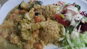 lime curry at Organic Green Butik and Cafe in Stockholm