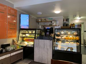 Some vegan bakes at Organic Green Butik and Cafe in Stockholm