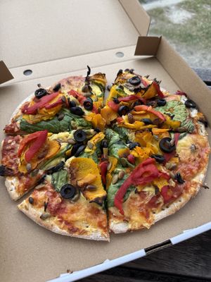 Zucha Pizzaa  at Winnies in Queenstown