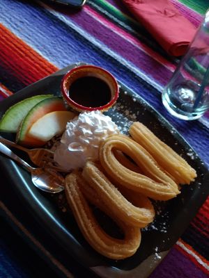 Vegan churrios at El Castillo in Valkenburg