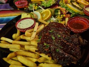 Vegan spare ribs at El Castillo in Valkenburg