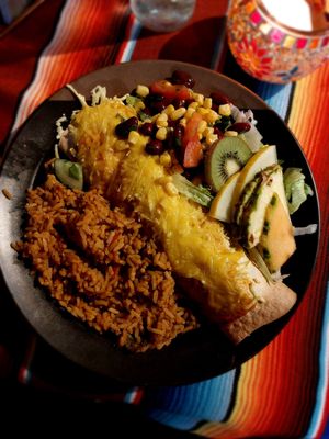 Vegan wrap at El Castillo in Valkenburg