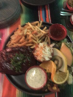Spareribs (sorry for the blurry picture) but these were AMAZING!! at El Castillo in Valkenburg
