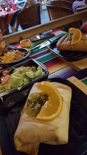 Burrito at El Castillo in Valkenburg