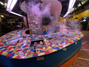 The vegan buffet at El Castillo in Valkenburg