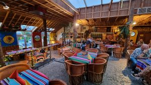 Restaurant at the back at El Castillo in Valkenburg