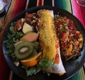 Vegan burrito  at El Castillo in Valkenburg