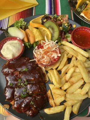 Vegan ribs  at El Castillo in Valkenburg