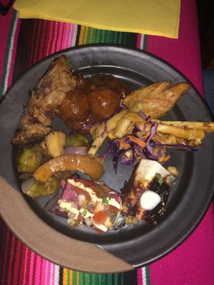 buffet   at El Castillo in Valkenburg