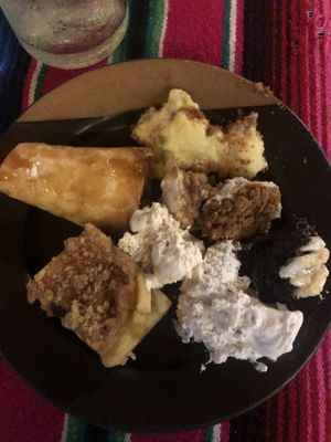 desserts buffet   at El Castillo in Valkenburg