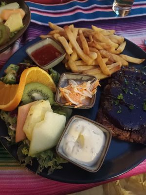 Vegan spare ribs at El Castillo in Valkenburg