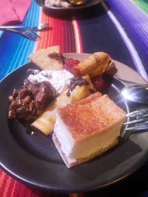 Kleine nagerechten, volledig Vegan at El Castillo in Valkenburg