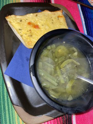 Cactus soup (very spiced!)  at El Castillo in Valkenburg