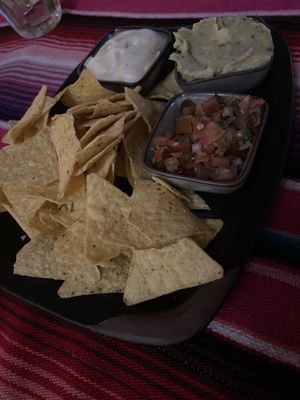 Nacho with dips  at El Castillo in Valkenburg
