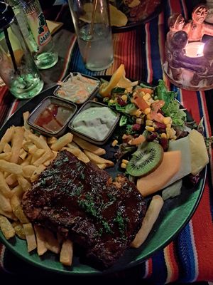 Vegan spareribs at El Castillo in Valkenburg