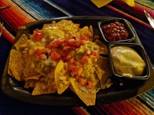 Nacho dip warm at El Castillo in Valkenburg