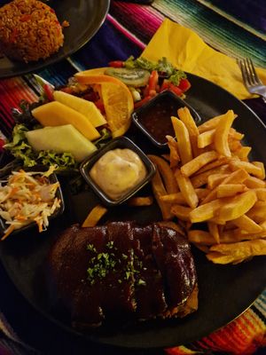 Vegan spareribs at El Castillo in Valkenburg