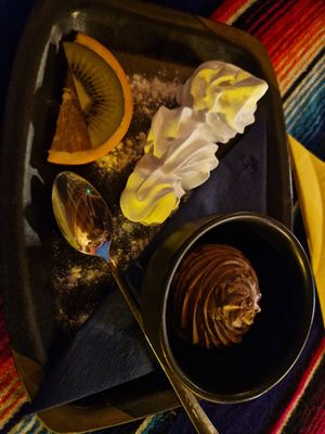 Vegan chocolademousse at El Castillo in Valkenburg