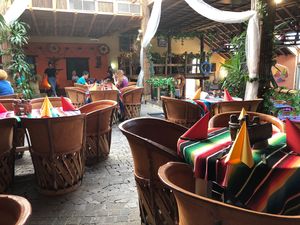 Inside at the back at El Castillo in Valkenburg