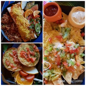 Tortilla, nacho's & garlic bread at El Castillo in Valkenburg