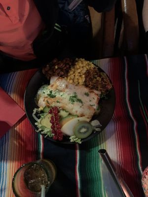 Enchiladas vegetarian at El Castillo in Valkenburg