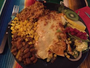 Enchiladas at El Castillo in Valkenburg