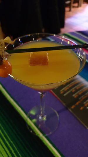 Vegan cocktail at El Castillo in Valkenburg